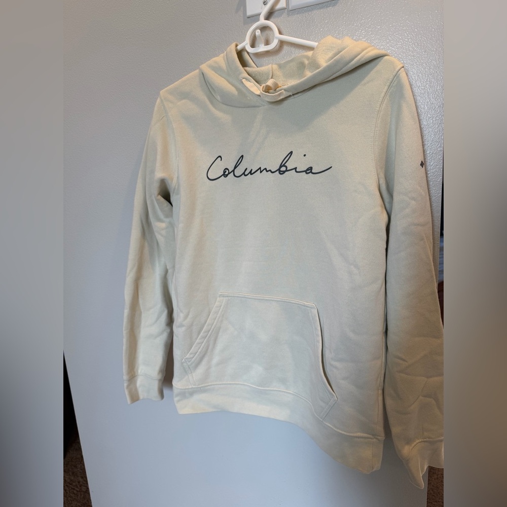 Columbia Off-White Pullover Hoodie